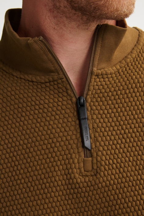 Petrol Industries men sweater collar zip